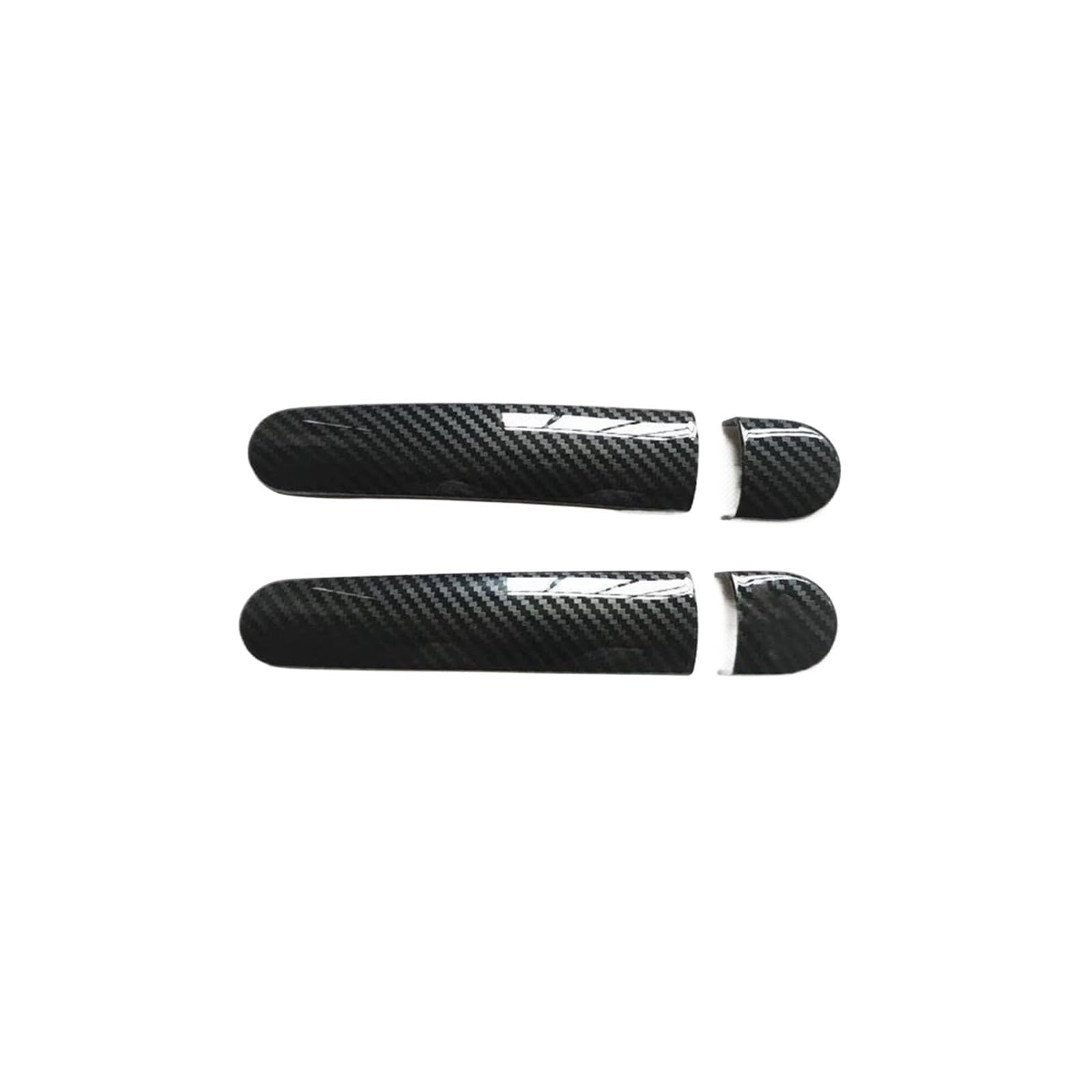 FIXCOR Handles Covers Plastic Imitation Carbon Fiber for TT 8j 8n MK1 MK2 RS Accessories Door Handle Cover Trim(2DK-N)