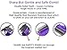 Hertzko Double-Sided Dog and Cat Dematting Comb: Pet Grooming Tool for Removing Loose Undercoat, Mats, and Tangled Hair - Doodle Dematting Comb, Self-Cleaning (Purple)
