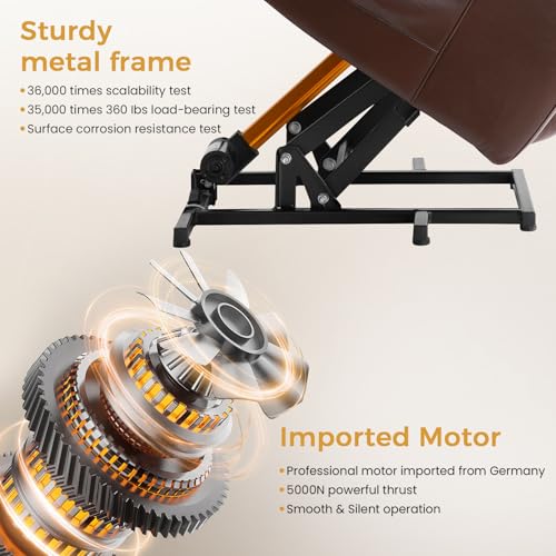 Image of PARKOL Stand Assist Power Lift Recliner Chair for Limited Mobility Elderly