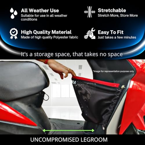 Image of FIBERA Smart Front Basket ONLY Compatible with Honda Activa 110cc 6G BS6 (FEB 2020 - Present) (Beige) Durable Polyester 12L Capacity, Mobile, Bottle & Essentials Holder