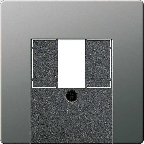 Preisvergleich Produktbild Gira 087620 Abdeckung TAE mit Stereo und USB Gira E22 Edelstahl