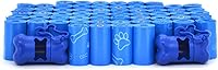 Vista 138 de Best Pet Supplies - Bolsas para limpieza de excremento de perro, rollo de repuesto, uso en exteriores, a prueba de fugas y desgarros, plástico