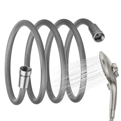 Manguera De Ducha Extensión Removible | Alcachofa Ducha Mano Manguera - Accesorio De Boquilla Alargador Para Baño Cocina Fregadero Exterior