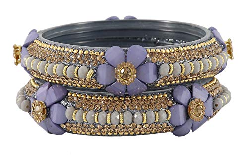 Image of NMII Viral Multi Colour Glass Bangles with Golden Ghungroo Charms & Stone Work For Women & Girls | Fancy Designer Glass Bangle | Traditional Chudi | Kanch Ki Churi | Stylish Ghungroo Bangle For Women
