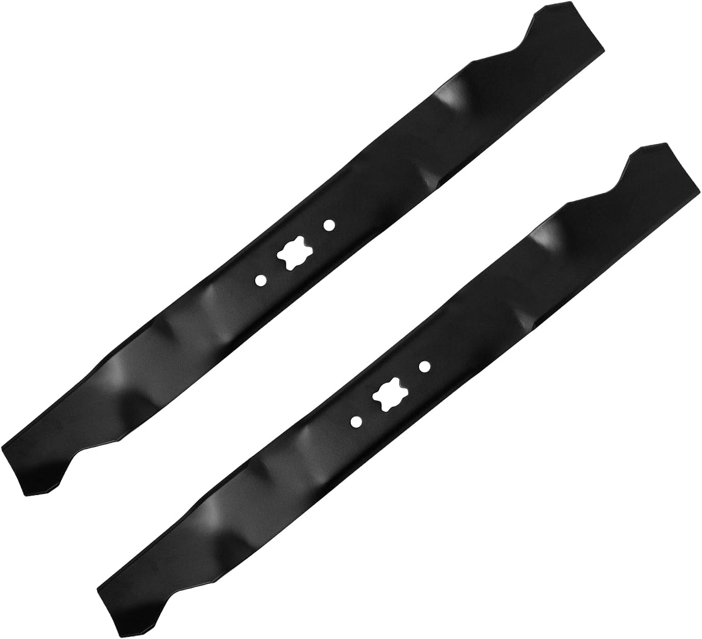 (2 Pack) Replacement Mulching Lawn Mower Blades Cub-Cadet MTD Troy Bilt 942-0741A, 742-04100, 742-0741, 742-0741A, 942-0741, Fits TB110 TB130 TB210 TB230 TB220 TB240 TB280ES TB320 for 21” Deck Mower