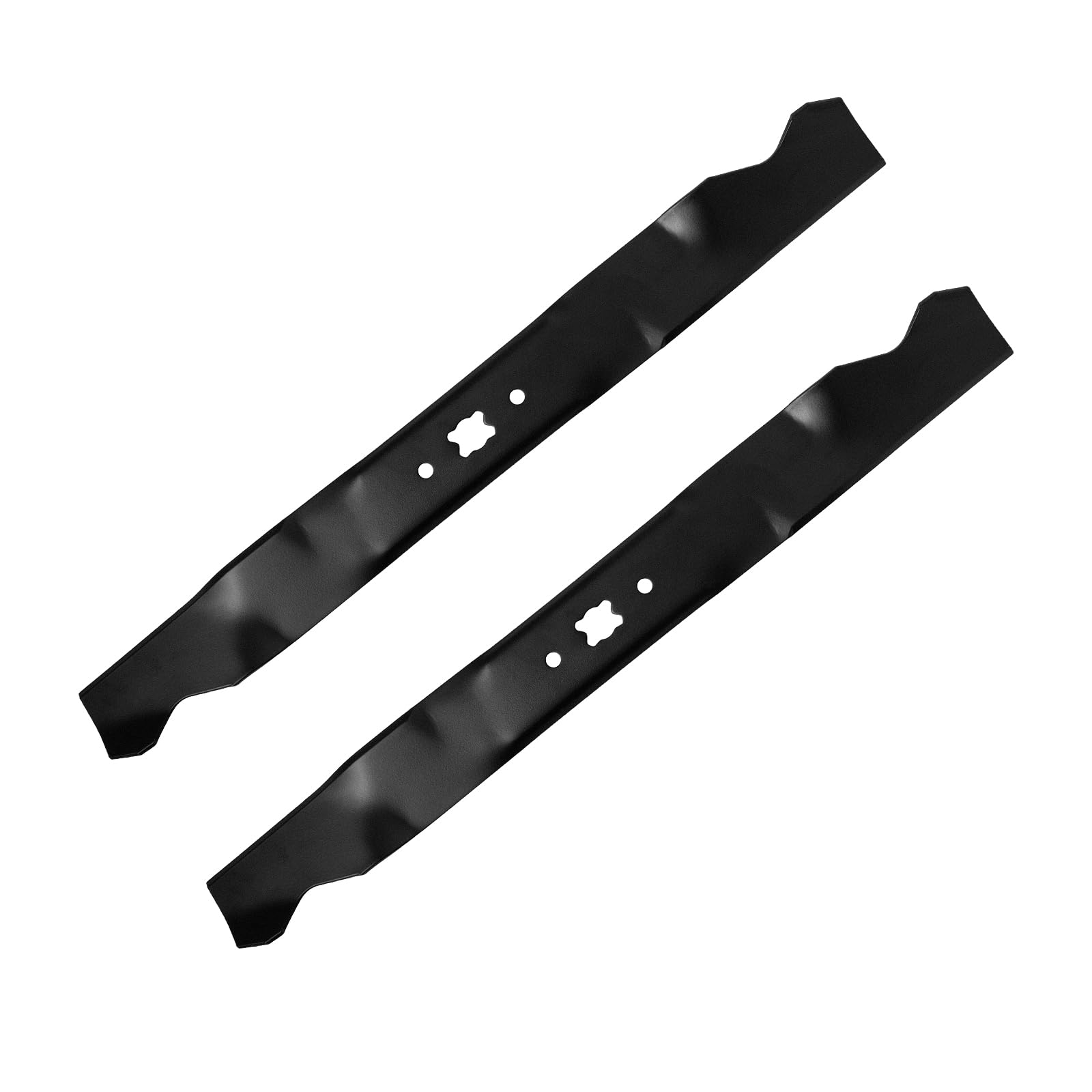 (2 Pack) Replacement Mulching Lawn Mower Blades Cub-Cadet MTD Troy Bilt 942-0741A, 742-04100, 742-0741, 742-0741A, 942-0741, Fits TB110 TB130 TB210 TB230 TB220 TB240 TB280ES TB320 for 21” Deck Mower