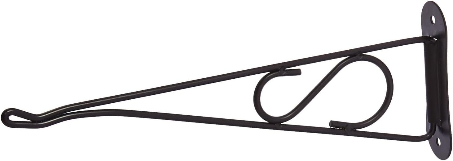 Landscapers Select GB0203L Swivel Plant Bracket, Black, 10-3/8 in