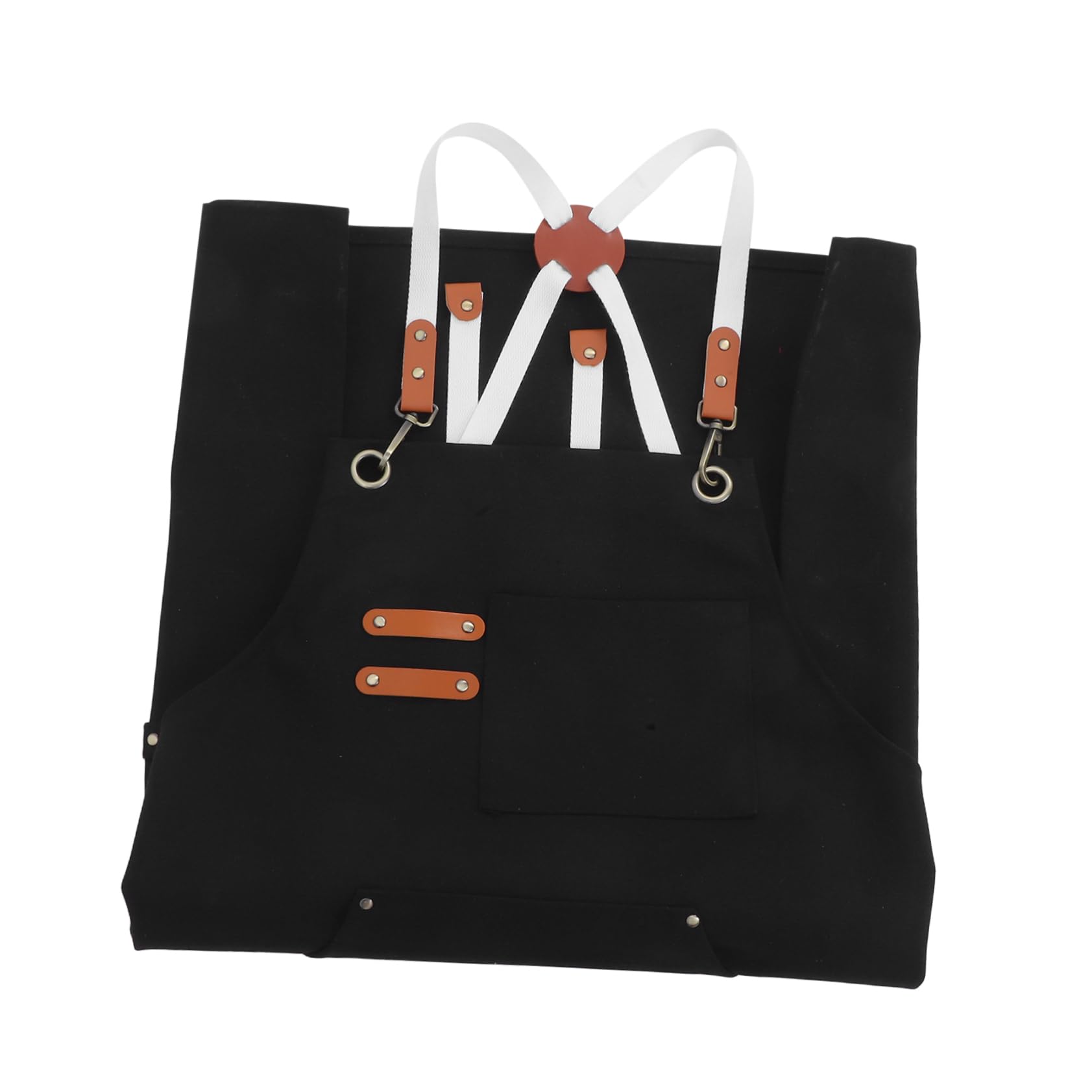 Delantal de Trabajo de Lona Multifuncional con Múltiples para Hombres y Resistente para Barbacoa Carpintería y Actividades