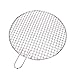 Jjoer Parrillas para Barbacoa Estera De Rejilla para Barbacoa Redonda Red De Barbacoa Grill Mesh Mat PortáTil con Mango Rejilla Malla para Barbacoa para Interior XX-Large