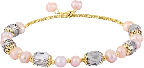 VIROMY Bracelets De Cristal Colorés Pour Femmes Bracelet De Pierres Précieuses D