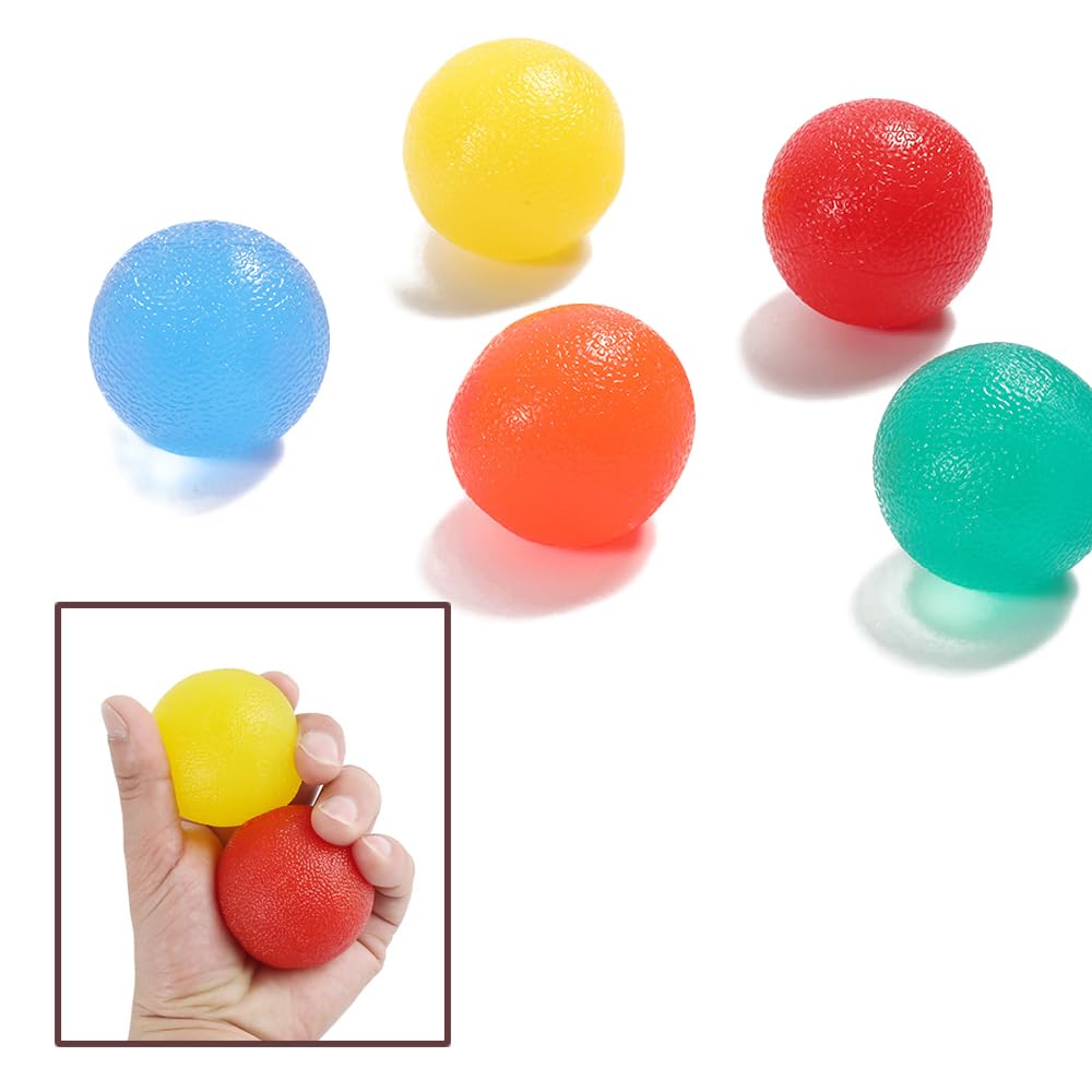 4 Pièces Résistance Balle En Silice Pour Exercices à La Main Et Doigts Hand Grip Musculation En Forme Doeuf 4 Couleurs 91650140