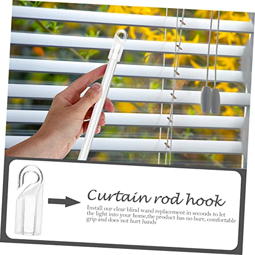 Soportes de gancho invisibles para cortinas, conectores ABOOFAN para renovar tu salón 3
