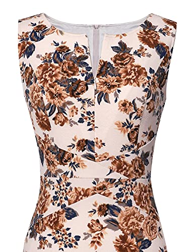 Image of VFSHOW Womens Front Zipper Work Business Office Bodycon Dress Elegant Professional Career Church Party Pencil Sheath Dress