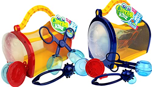 JA-RU Critter Cage Bug Catcher Habitat Kit for Kids (1 Pack) Great Bug Toy Box I Insects Catcher with Tool Set Kit, Bug House, | 5419-1p