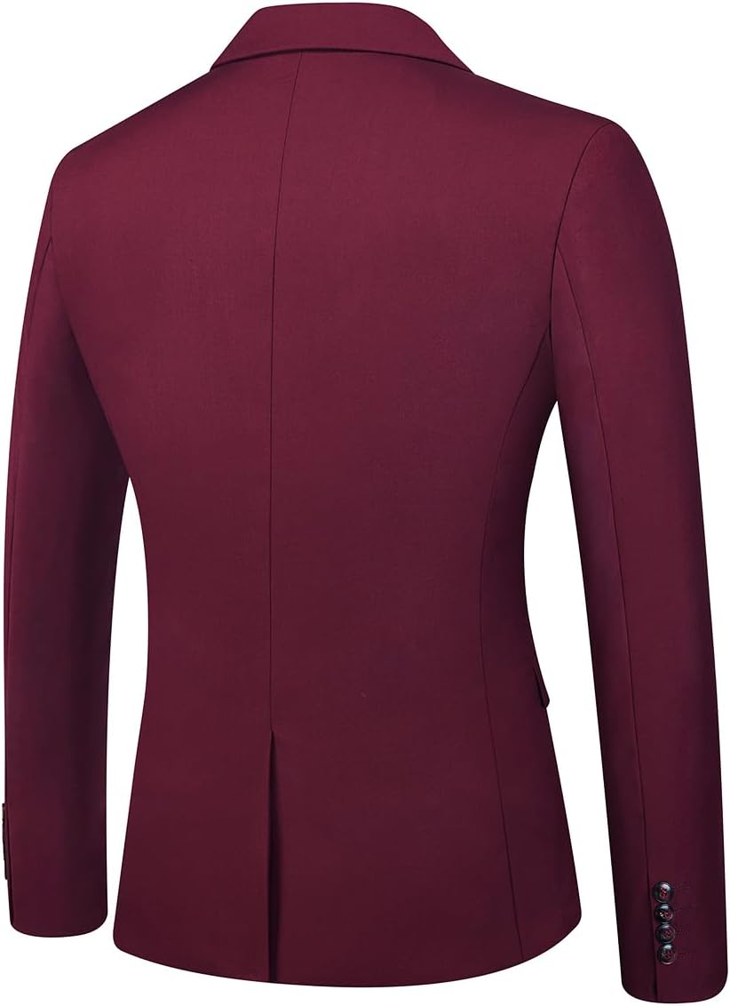 Men's Sport Coats & Blazers Slim Fit Suit Jacket for Men Two Button Sport Coat for Wedding Casual - Image 2