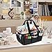 VOSDANS Multi-Functional Tote Bag - Craft, Art, Sewing, Travel, Daily Use, Office - Grey, Black