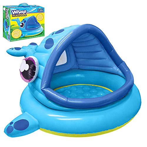 Joyin Whale Baby Pool Shade Beach Tent Kiddie Pool Play Tent (54" X 56" X 28") For Summer Blow Up Pool, Swim Party Toys, Infants And Young Fun Beach Lounge Pit. #TOP21