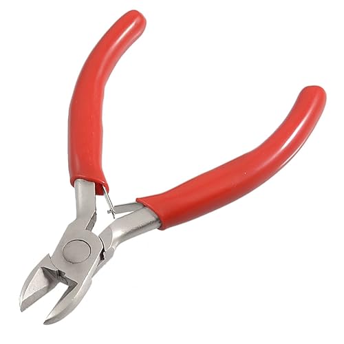 Red Soft Pliers Plastic Coated Grip Side Cutting Pliers Hand