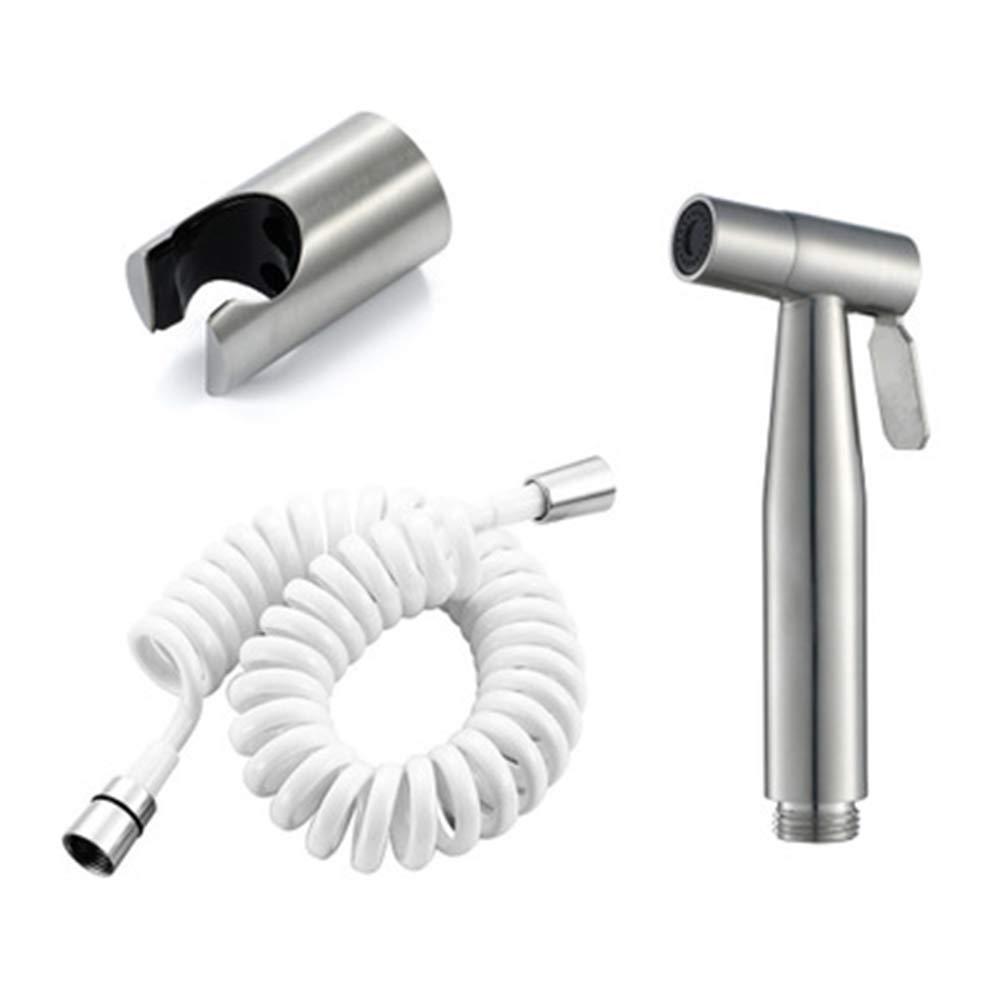 AMYD Toilet Spray Gun,Toilet Sprayer Kit Stainless Steel Hand Held Bidet Sprayer for Toilet Bidet Toilet Spray Adjustable Pressure Bathroom Bidet,2