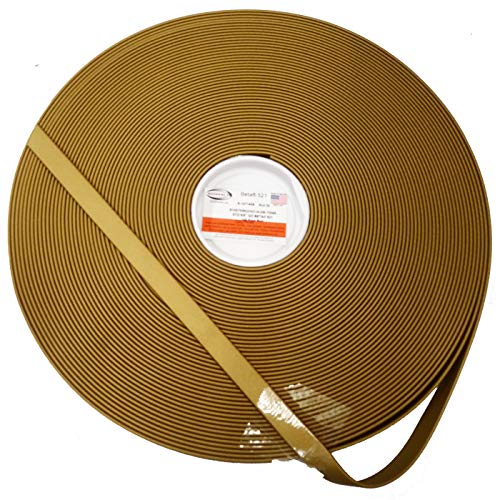 Beta BioThane Meterware | Dicke: 2.5 mm | Riesenauswahl: 29 Farben bis zu 8 Breiten (Gold 16 mm breit)