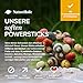 NatureHolic Snailfeed Sticks - Schneckenfutter fürs Aquarium - extra viel Calcium - mit Moringa & Spirulina - Futter für Schnecken - Made in Germany