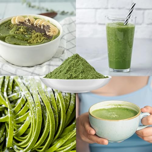 Foto von Gerstengras Pulver Bio 500g | reines und natürliches Superfood in Rohkostqualität | regelmäßige Nährwertkontrollen | aus deutschem Anbau | vom Achterhof