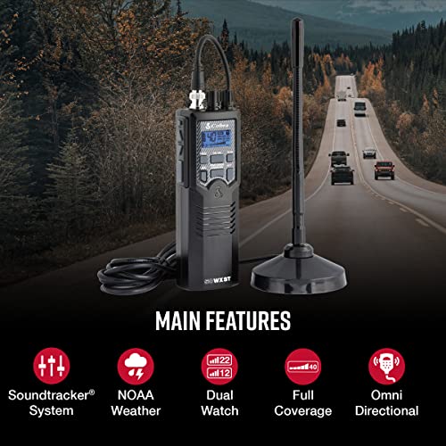 Cobra HHRT50 Road Trip CB Radio - 2-Way Handheld Emergency Radio