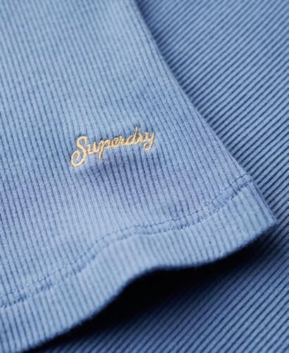 Superdry Dames Bordure En Dentelle T Shirt À Col V Avec Liseré Essential - vue 7