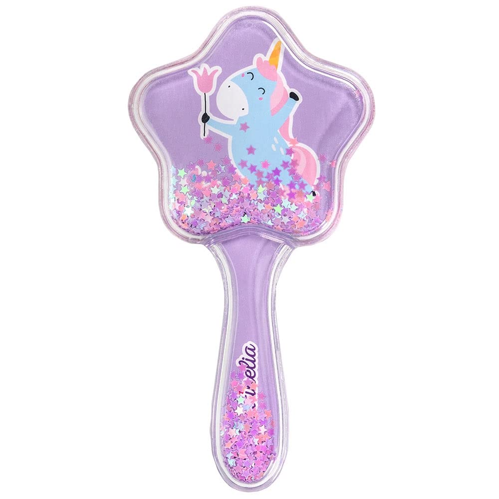 Martinelia AQUARIUS COSMETIC Tek boynuzlu at saç fırçası, parıltılı