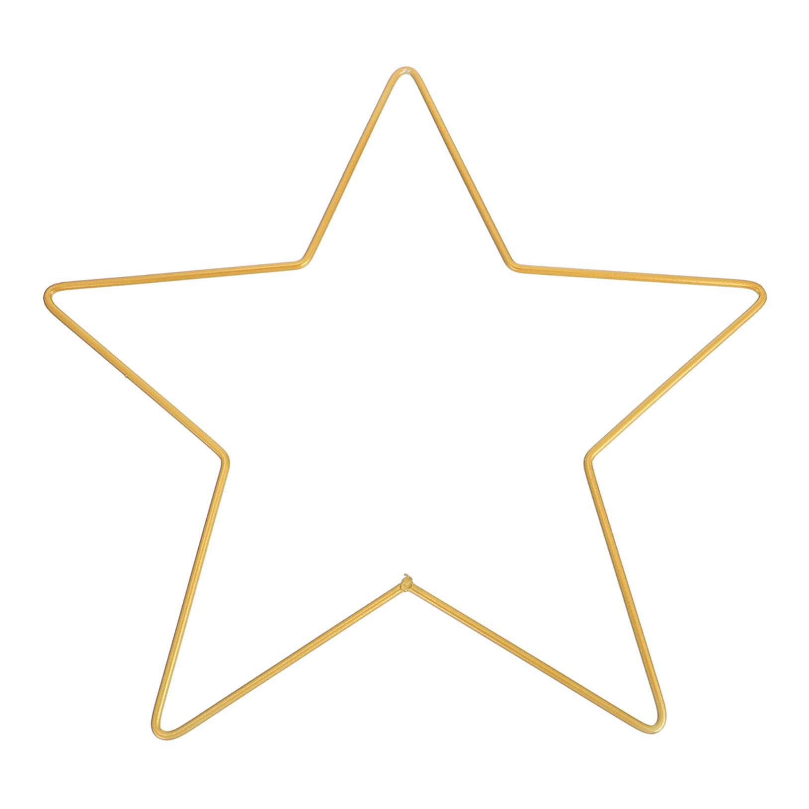 Décoration murale DIY réussie avec ce cadre métal étoile pentagramme