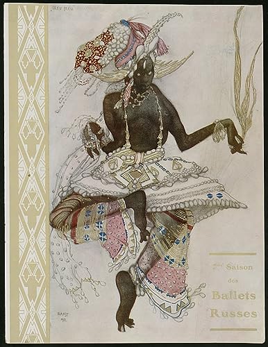 Affiche des Ballets Russes de Leon Bakst peinture sur toile 60x90cm pour la déco du salon