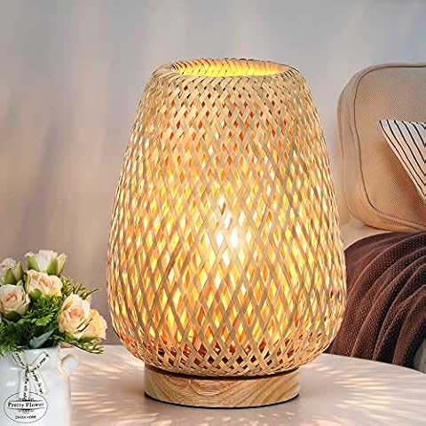 Brightever Small Rattan Table Lamp Cover