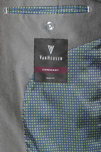 Image of Van Heusen Men's Rayon Grey Two Piece Suit Business Pants Set