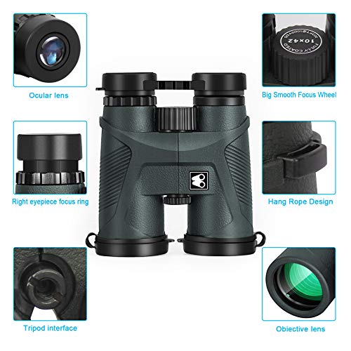 Binoculares Sarblue 10x42 con Adaptador para Smartphone miniatura 2
