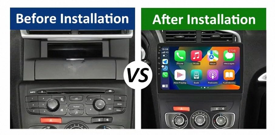 Audio estéreo 2 DIN para Citroen C4 y DS4 con Android Auto y GPS 2