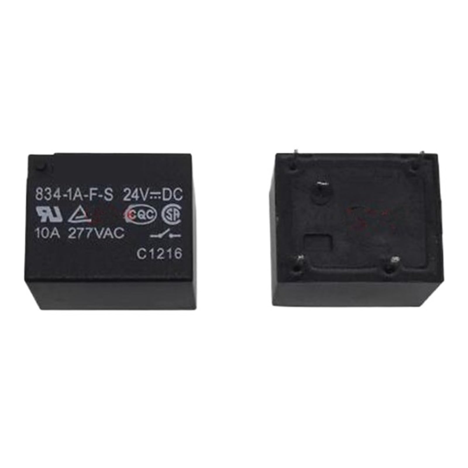 Relay 834-1A-F-S 24VDC 5PIN lot de 10 pièces pour circuit imprimé