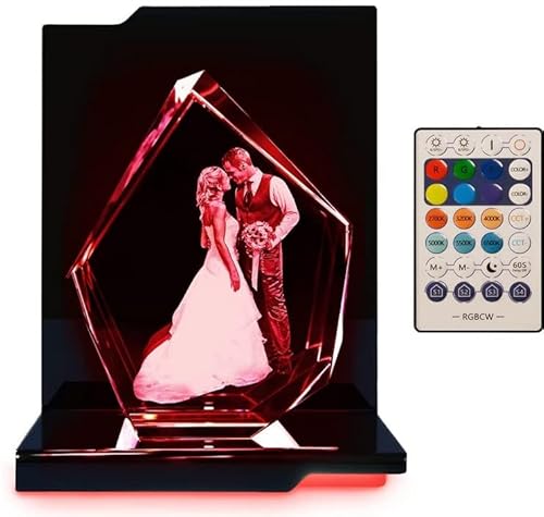 LOOXIS Photo 3D personnalisée au laser de votre image gravée