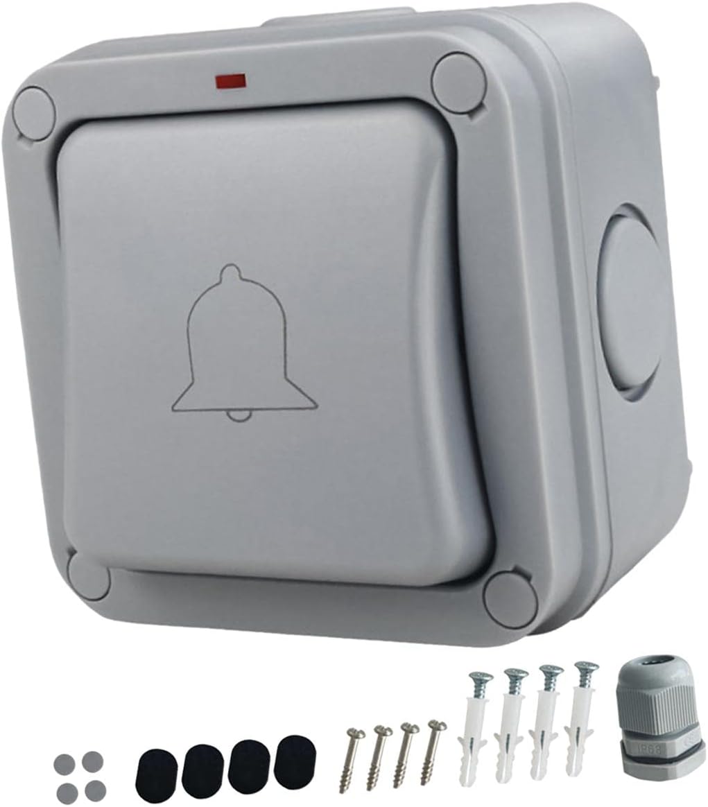 Switch Push Button Doorbell Door Access Control for Warehouse Indoor Hallway BE32M