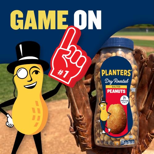 PLANTERS Salted Peanuts, Party Snacks, 16 Oz (1 Ct) - image 7