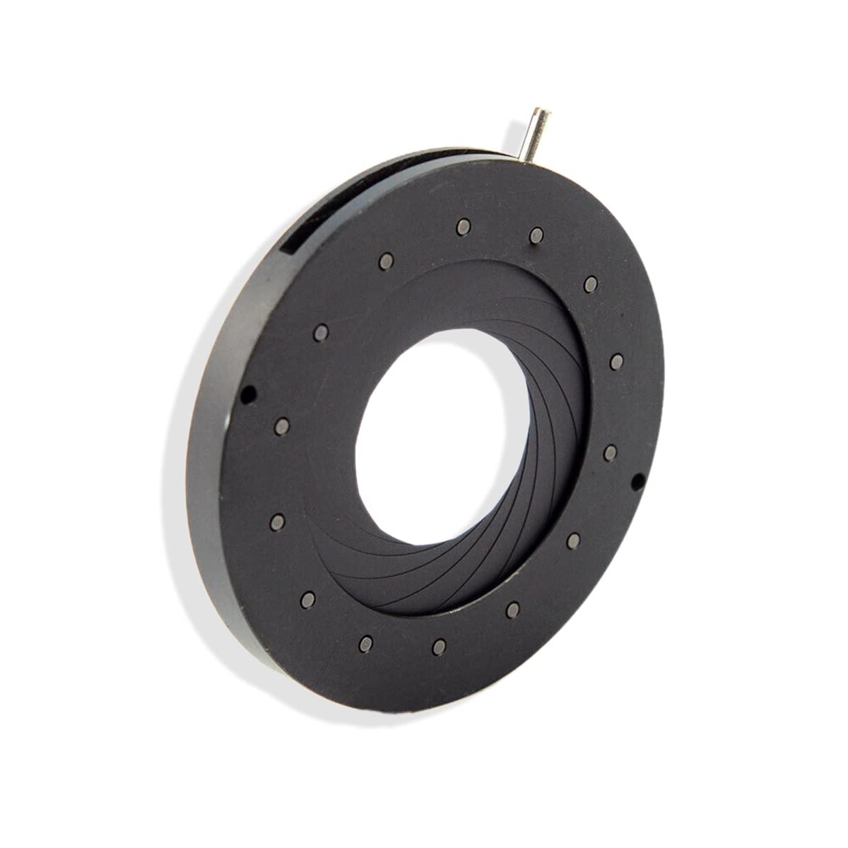 Accesorios para Microscopios 1.5-36 mm Apertura Variable Iris óptico Diafragma Cámara Condensador Microscopio Accesorio 14 Hojas de diafragma Durabilidad Y Rendimiento Confiable