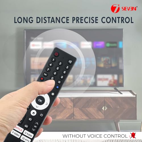 Image of 7SEVEN Compatible of Onida Smart 4K Tv Remote Original Nexg Series Google Tv with HDR10 Technology Support 43UIG 50UIG 55UIG Model Television Non Voice Command Remotes Control