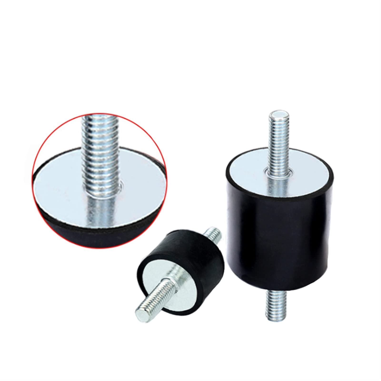 Rosca Anti Vibración Montaje De Goma, 1 soporte aislador de goma antivibración, pernos M10 x 36 mm for compresores de aire, motores de garaje, pernos amortiguadores de motores diésel(M10 60 X30mm)