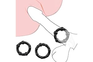 Penis Rings for Men, 3 Sizes Cock Ring Set for Extended Stamina, Extended Pleasure
