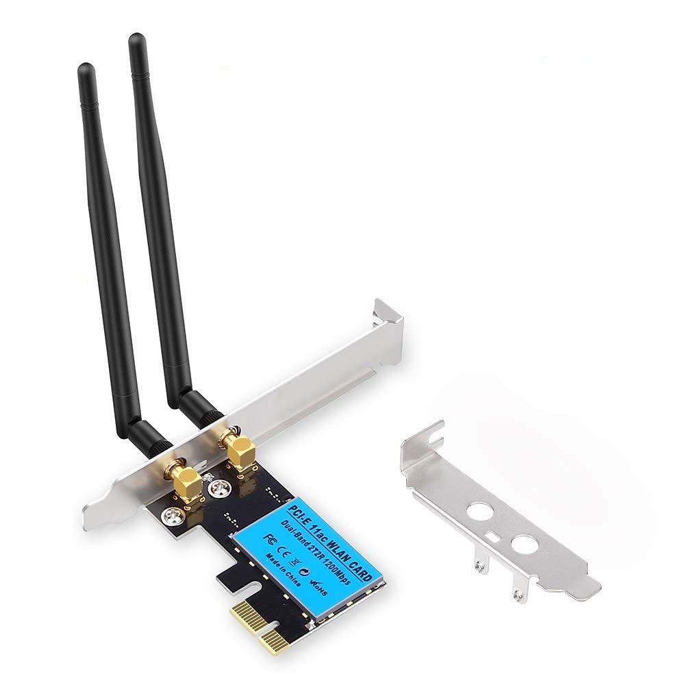 Etzin WiFi Card Wireless Network Card AC1200Mbps PCIe Dual Band 5G/2.4G Wireless WiFi Adapter Network Card for Windows 10/Windows 8/Windows 7(1200Mbps)-(EPL-842PC)-image-11