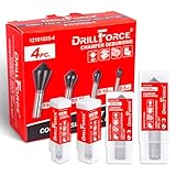 VALYRIANTOOL 4PCS Cobalt Single End Countersink Drill Bits Set, TiAlN Coated 90 Degree Heavy Duty M...