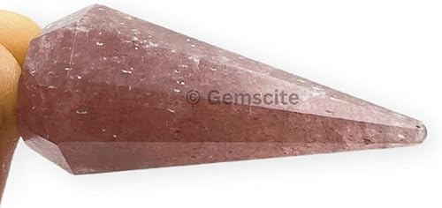 Miniatura 2 de Péndulo facetado de cristal de piedras preciosas naturales