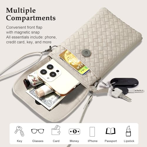 Small Crossbody Bags for Women Small Purses Woven Cell Phone Purse Travel Purse Wallet Phone Purses4