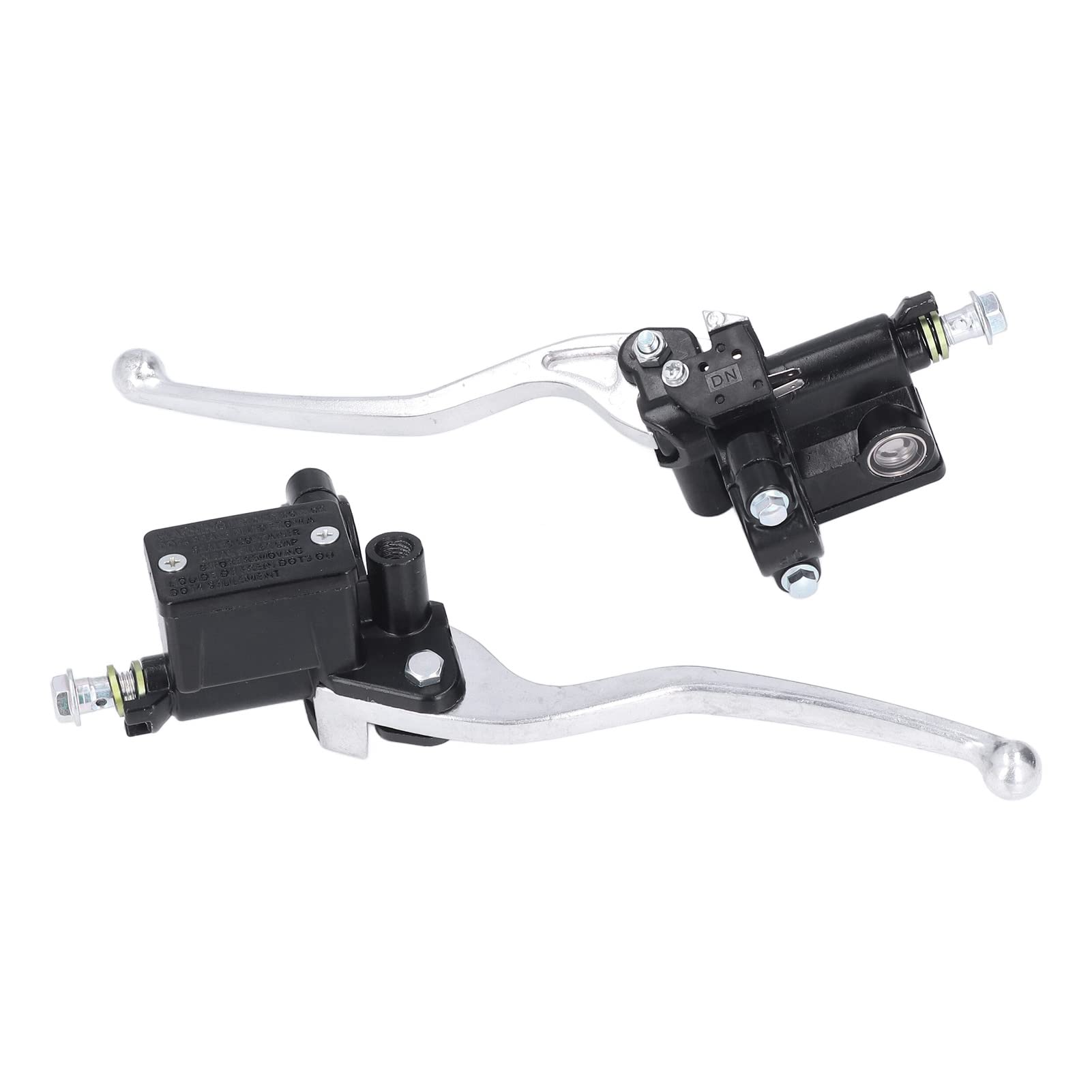 Aramox 2pcs 7/8in Moto Guidon De Frein Maître Cylindre Levier D'embrayage Universel Frein Embrayage Pompe Leviers Gauche Droite Remplacement pour Majesty Cruiser Scooter T2 T3 T5 T8