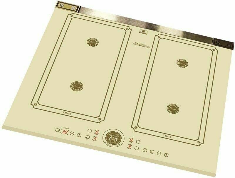 Kaiser Herd Set EH 6355 RotEm + KCT 6745 ElfAD, Elektro Backofenset, Autark, 79L, Einbau Backofen, 8 Funktionen + Einbau Induktions Kochfeld 60 cm, Retro, Flex/Free Zone, Autark, Antik – Bild 8