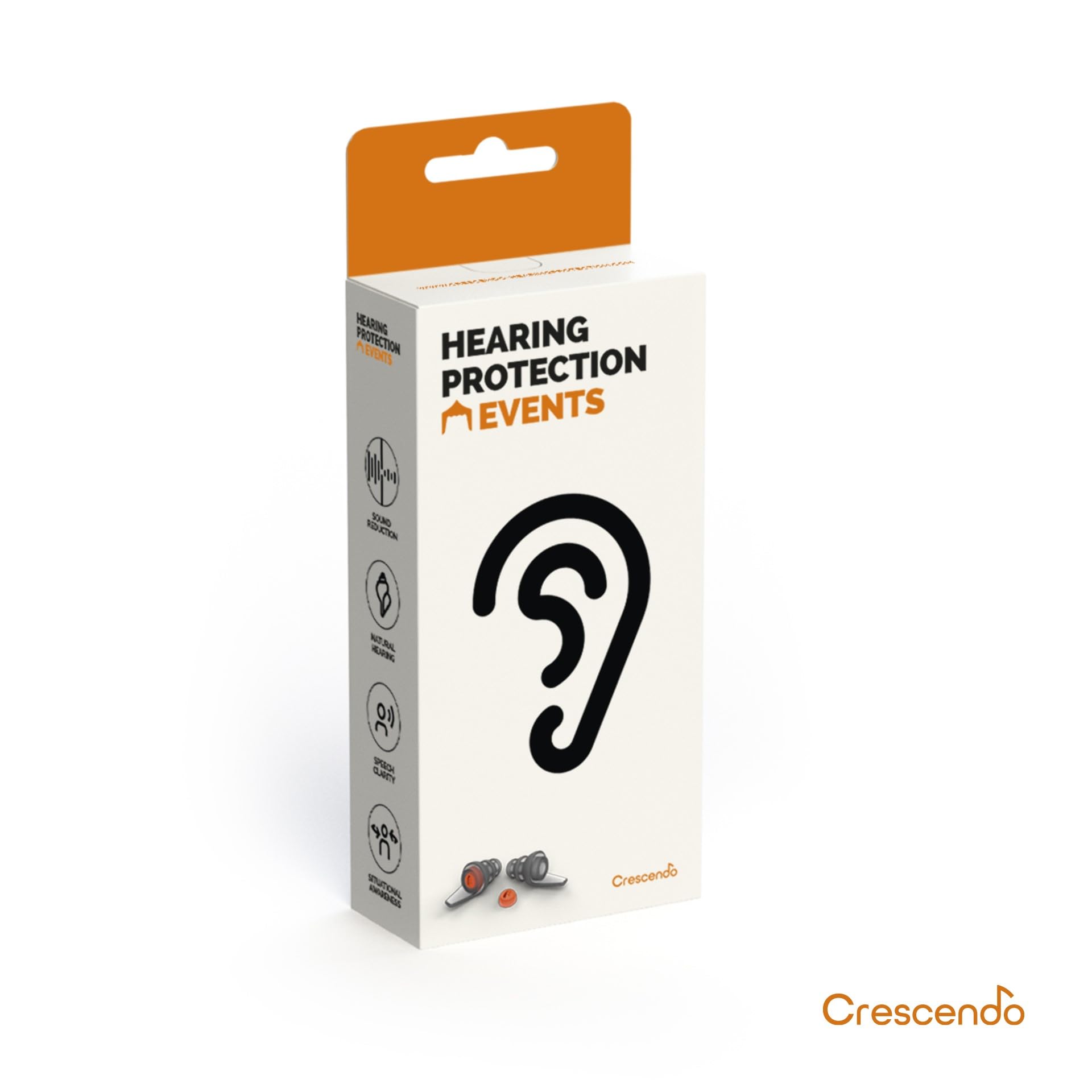 Crescendo Eventos de protección auditiva